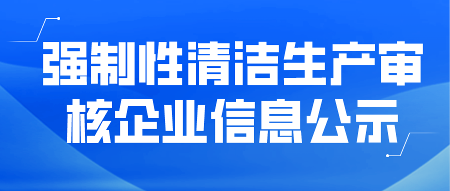 強制性清潔生產(chǎn)審核企業(yè)信息公示--武平縣中強新型建材有限公司